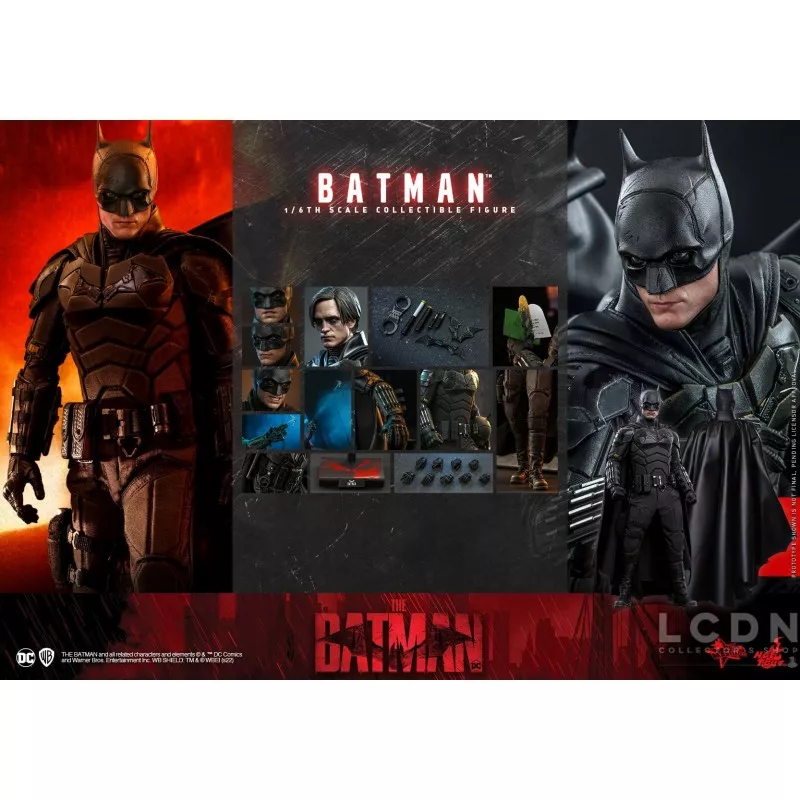 Hot Toys MMS638 The Batman Collectible Action Figure 1/6 Batman 31cm