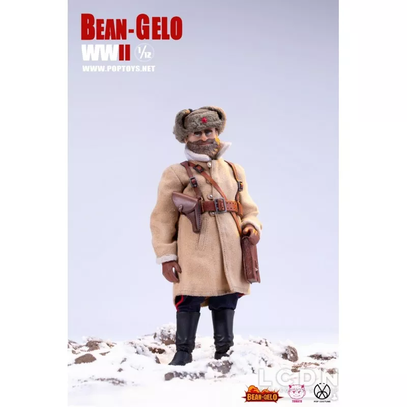 WWII Bean Gelo Action Figure 1/12 Captain Bezov Deluxe Version POPTOYS BGS025