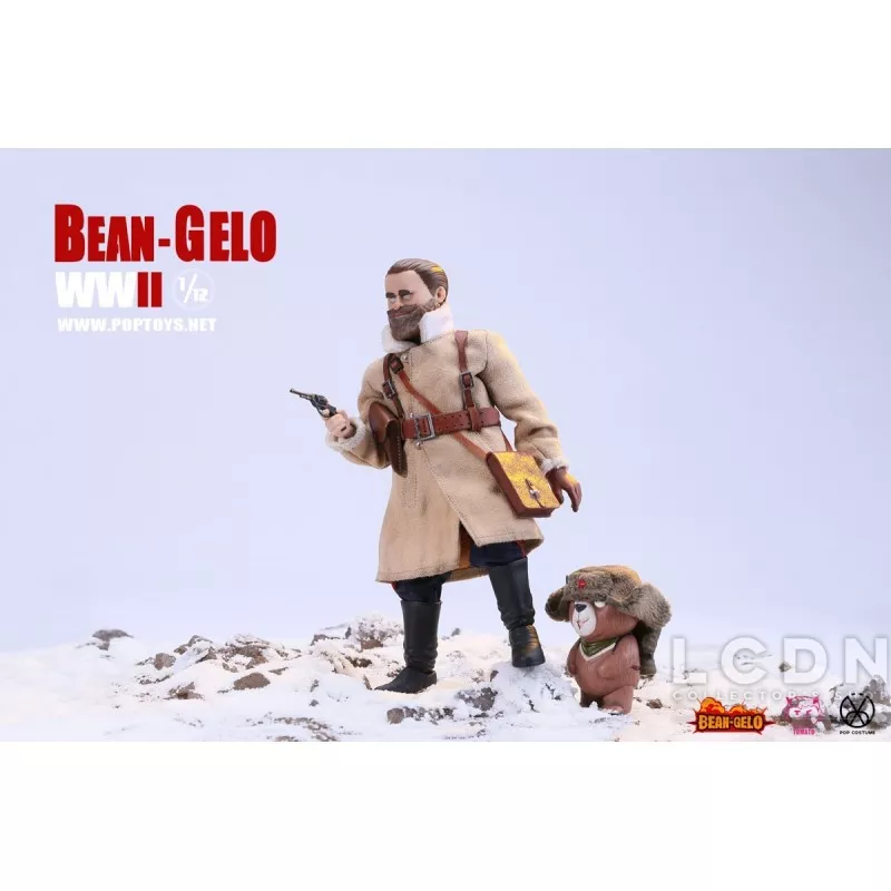 WWII Bean Gelo Action Figure 1/12 Captain Bezov Deluxe Version POPTOYS BGS025