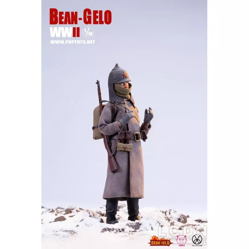WWII Bean Gelo Action Figure 1/12 Soldier Andre Standard