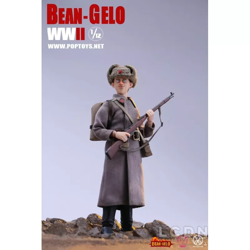 WWII Bean Gelo Action Figure 1/12 Soldier Andre Deluxe