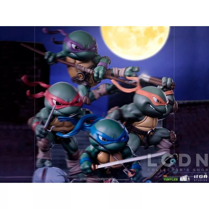Les Tortues Ninja - Figurine Leonardo, Michelangelo, Donatello ou Raphael,  Mini Co
