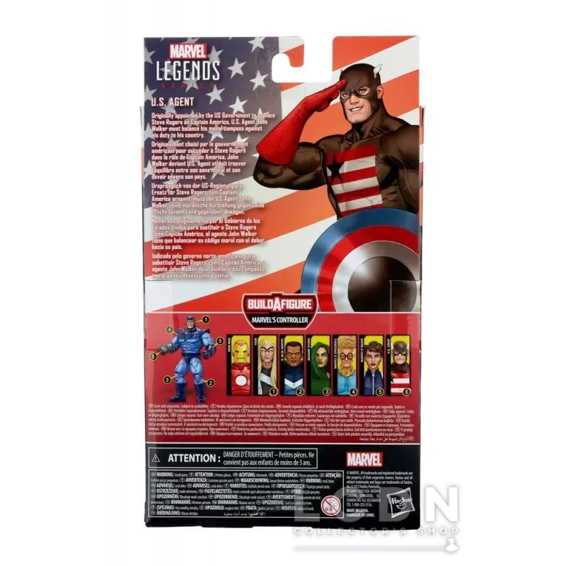 Marvel Legends Series Action Figure 2022 Marvel&#039;s Controller BAF 6: U.S. Agent 15cm
