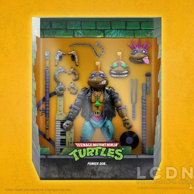 Teenage Mutant Ninja Turtles Action Figure Ultimates Punker Donatello 18cm
