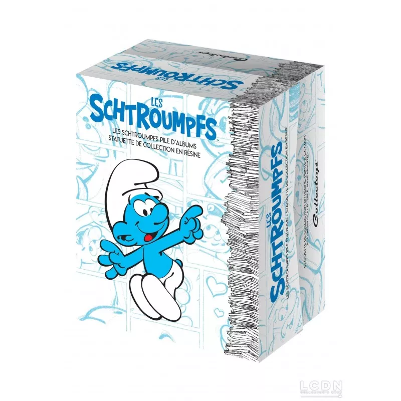 The Smurfs Figure Smurfs Stack Of Comics 30cm