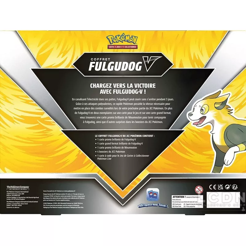 Pokémon JCC Box Fulgudog-V Boosters *French*