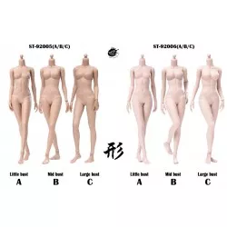 XING Series Modified Version Super flexible Pale Body Small Bust 1/6 POPTOYS 92006 A