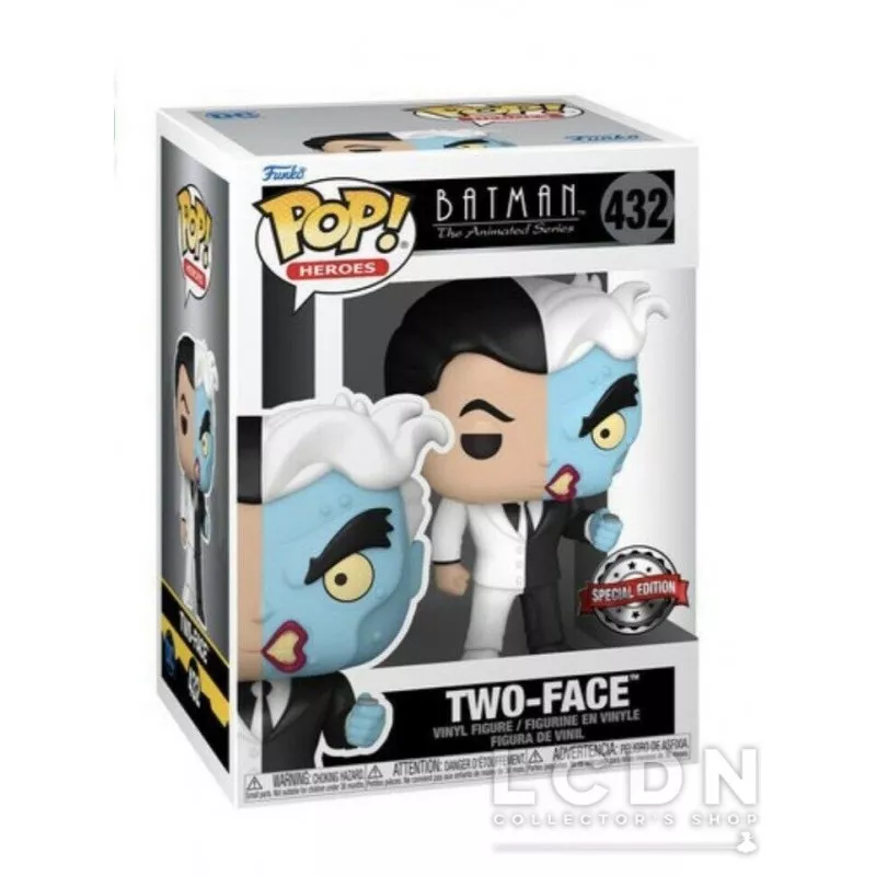 Batman The Animated Series POP! Heroes Two-Face Exclusive Special Edition  Vinyl Figure 10cm N°