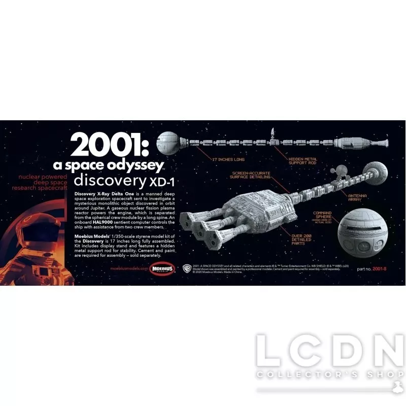 2001: A Space Odyssey Model Kit 1/350 Discovery XD-1 43cm