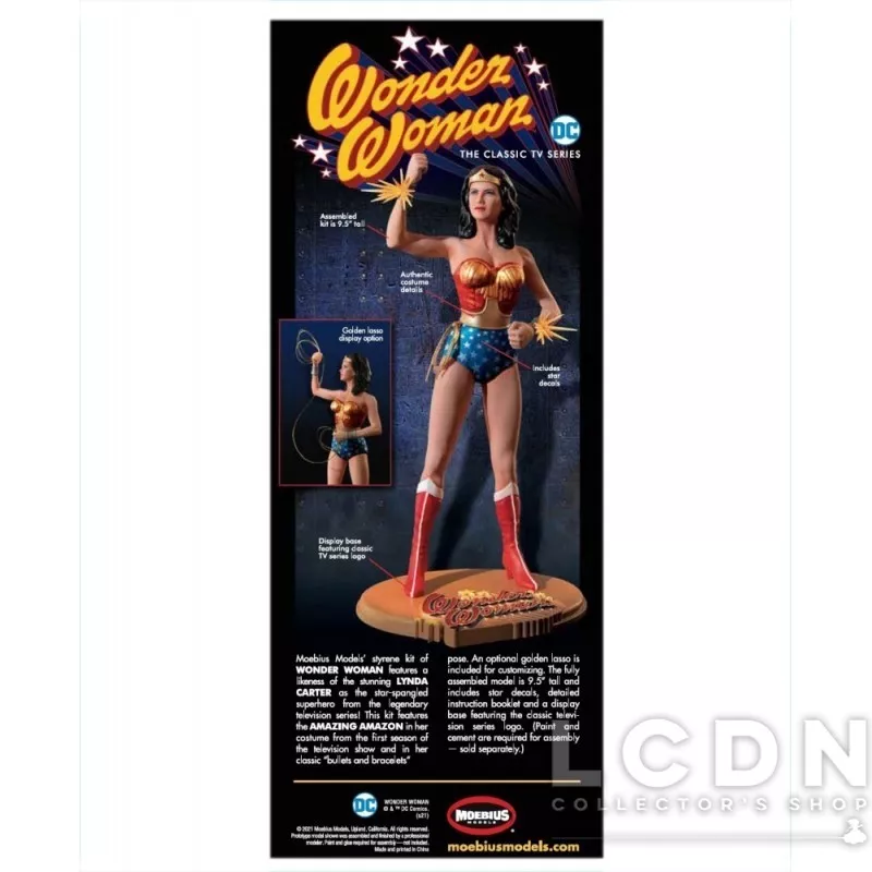 DC Wonder Woman Model Kit 1/8 Lynda Carter 22cm