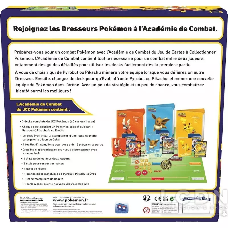 Pokémon JCC Jeu de société Académie de Combat (2ème édition) 2022 *FR*