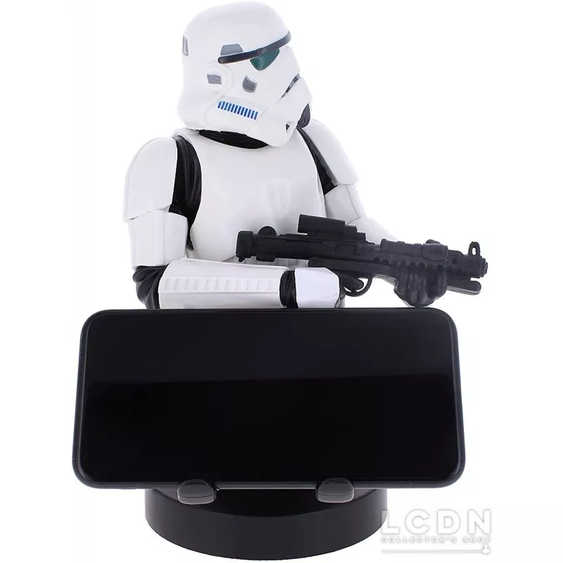 Star Wars Cable Guy Stormtrooper Support &amp; Chargeur pour Manette et Smartphone 20cm