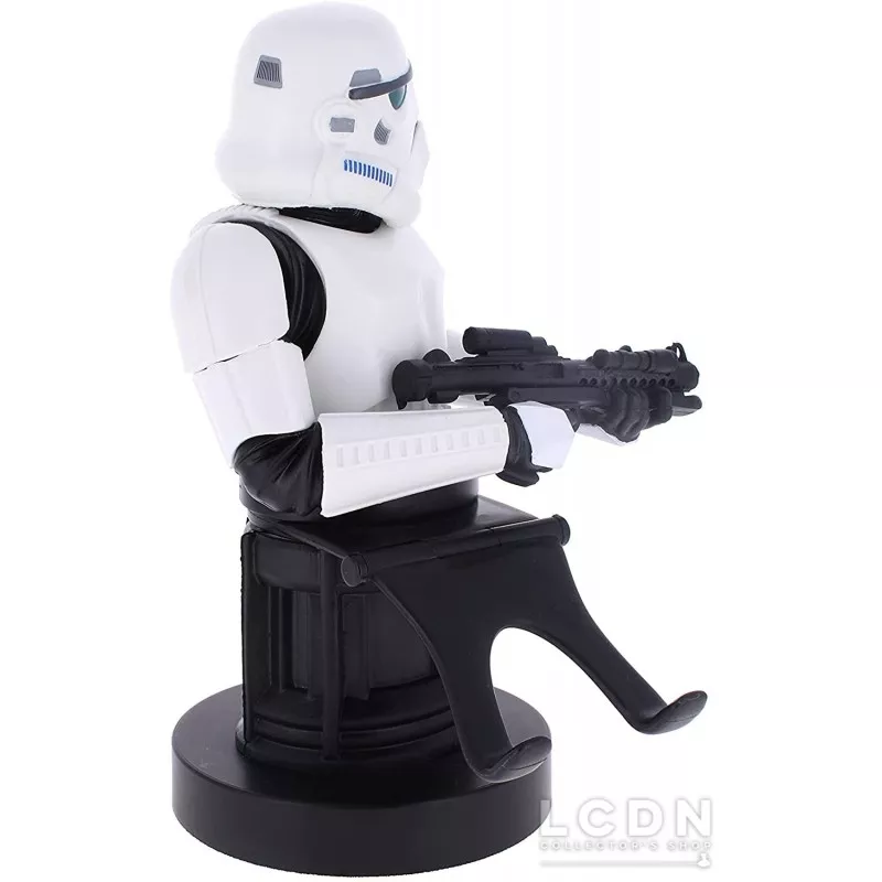 Star Wars Cable Guy Stormtrooper Support &amp; Chargeur pour Manette et Smartphone 20cm
