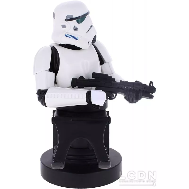 Star Wars Cable Guy Stormtrooper Support &amp; Chargeur pour Manette et Smartphone 20cm