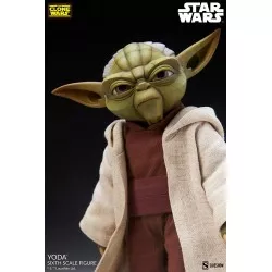 Star Wars The Clone Wars Collectible Action Figurine 1/6 Yoda 14cm