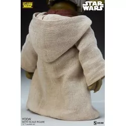 Star Wars The Clone Wars Collectible Action Figurine 1/6 Yoda 14cm