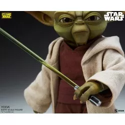 Star Wars The Clone Wars Collectible Action Figurine 1/6 Yoda 14cm