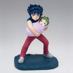 Saint Seiya Myth Ex Andromeda Shun V3 (Final Bronze Cloth) with figure of Ikki and baby Shun 17cm