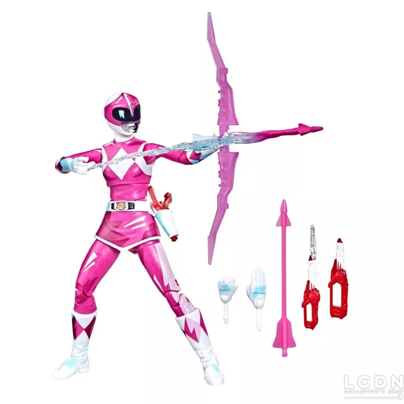 Power Rangers Lightning Collection Action Figurine Cel-Shaded Mighty Morphin Pink Ranger 15cm