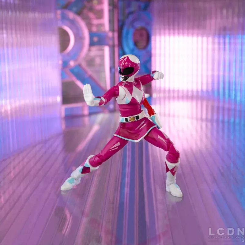 Power Rangers Lightning Collection Action Figurine Cel-Shaded Mighty Morphin Pink Ranger 15cm