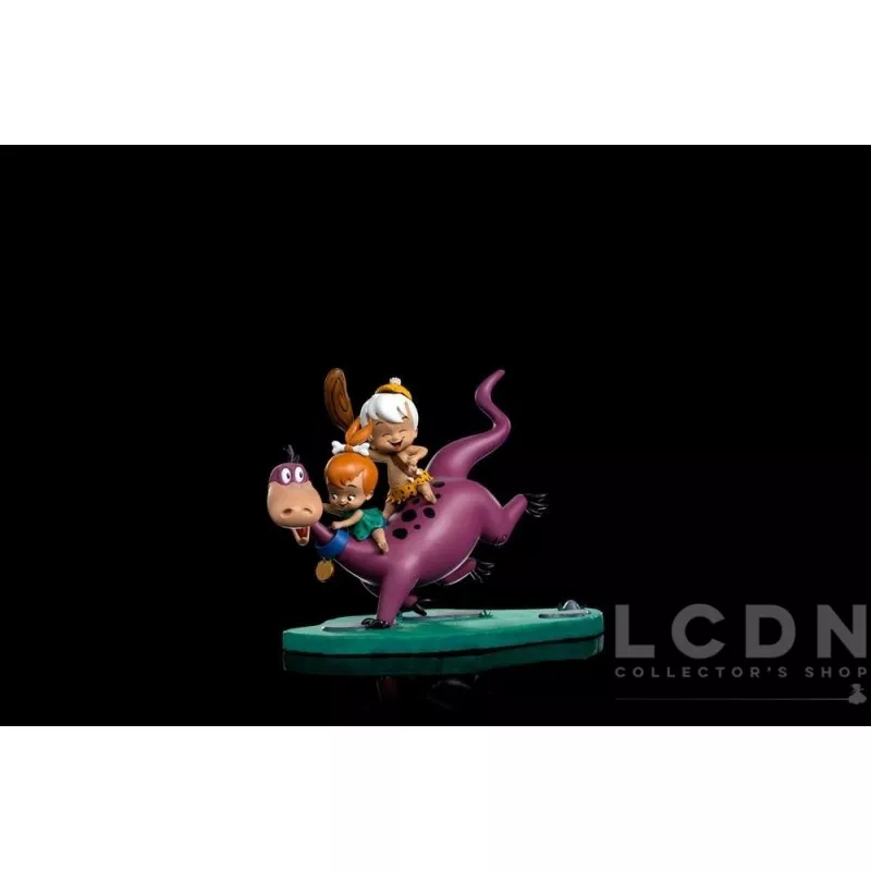 The Flintstones Statue 1/10 Art Scale Dino, Pebbles and Bamm-Bamm 13cm