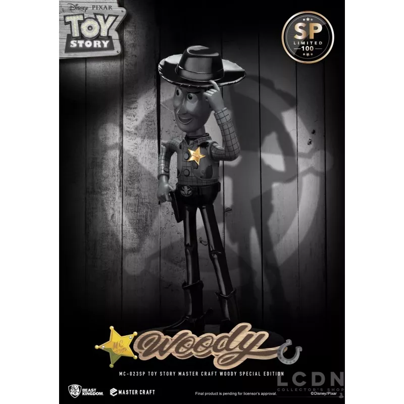 Toy Story Set de 2 Statues Master Craft Statues Woody et Buzz L&#039;éclair Special Edition 46cm &amp; 38cm