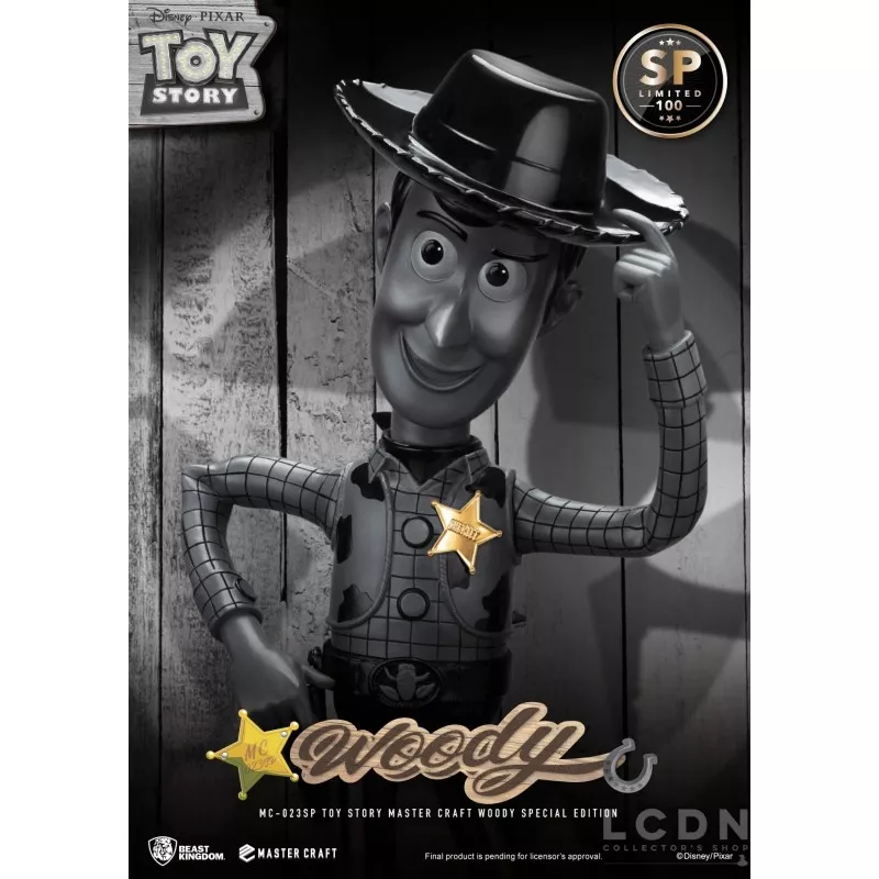 Toy Story Set de 2 Statues Master Craft Statues Woody et Buzz L&#039;éclair Special Edition 46cm &amp; 38cm