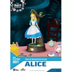 Alice au pays des merveilles statuette PVC Mini Diorama Stage Alice 10 cm