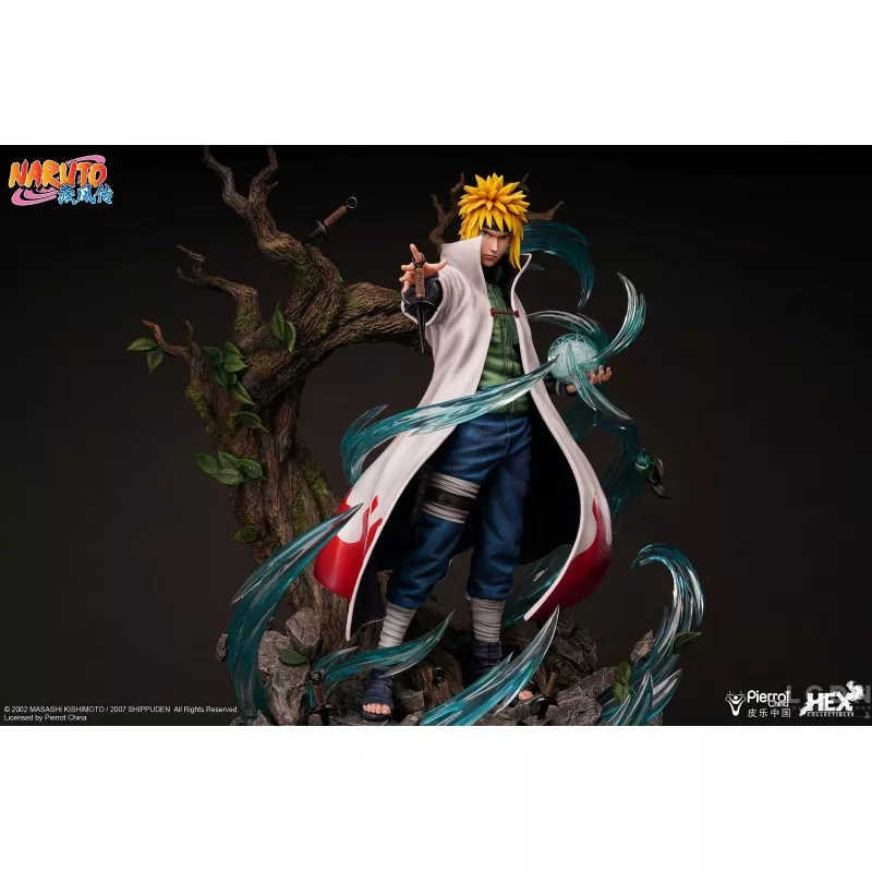 Naruto Shippuden Statue 1/4 Master Museum Yellow Flash of the Leaf Namikaze Minato 65cm