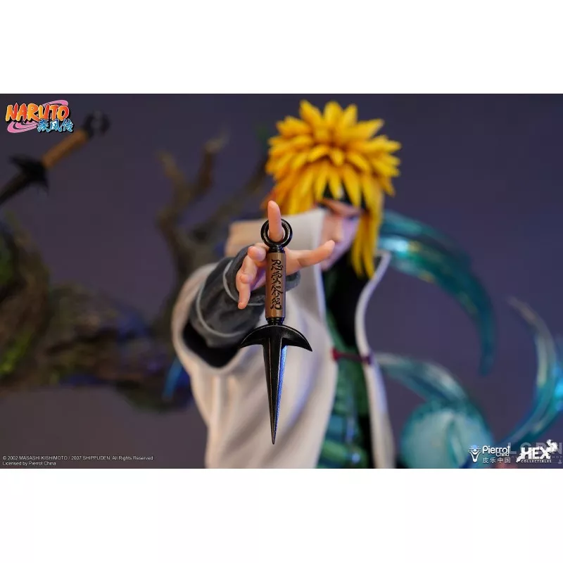 Naruto Shippuden Statue 1/4 Master Museum Yellow Flash of the Leaf Namikaze Minato 65cm