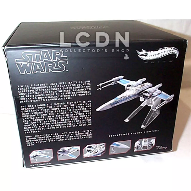 Star Wars VII The Force Awakens Le Réveil de la Force T-70 X-Wing Fighter Starship DMK63 Diecast Model 15cm