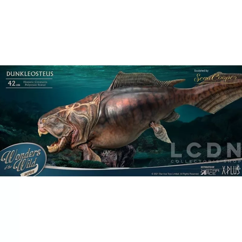 Wonders of the Wild Statue Dunkleosteus Deluxe Version 42cm