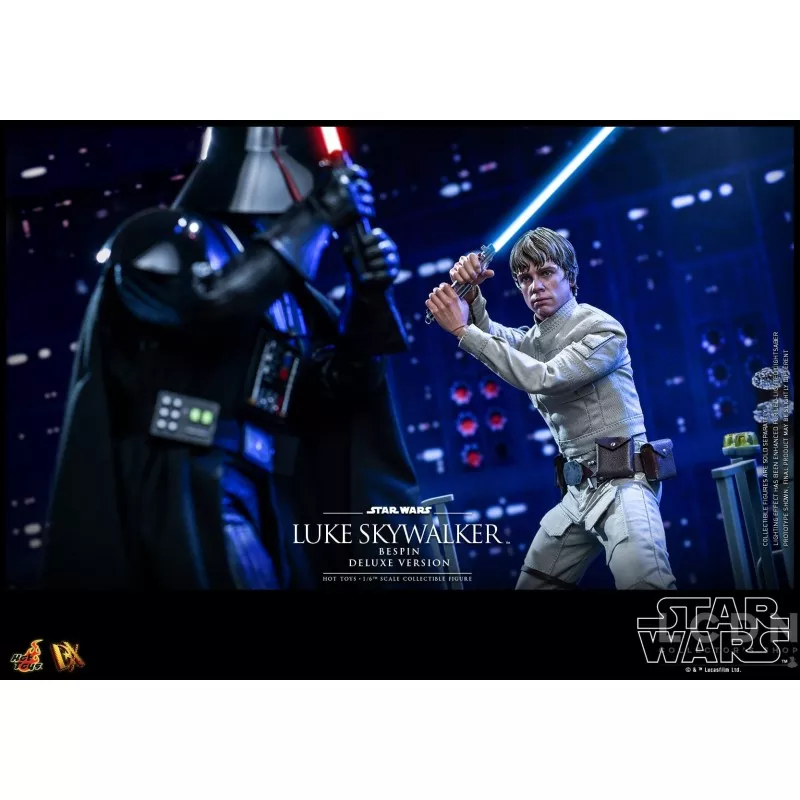 Hot Toys DX25 Star Wars V Collectible Action Figurine 1/6 Luke Skywalker (Bespin) Deluxe Version 28cm (Neuf)