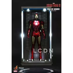 IRON MAN 3 HALL OF ARMOR フィギュア用ディスプレイ Monkey Depot - Display: Hot Toys Iron Man 3 Hall Of Armor