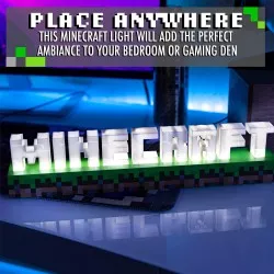 Minecraft Lampe Logo 41cm