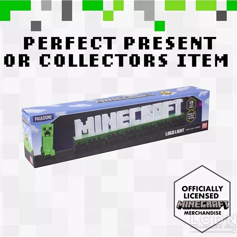 Minecraft Lampe Logo 41cm