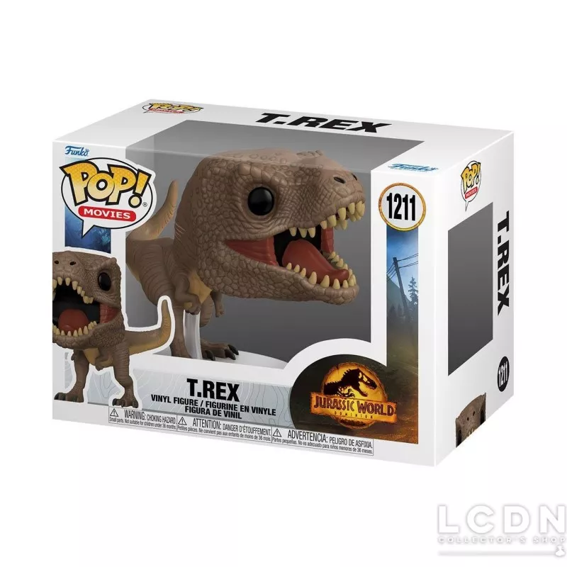 Jurassic World Dominion POP! Movies Vinyl figure T-Rex 9 cm n°1211