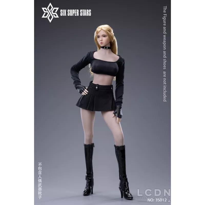 Clothing set &amp; Headsculpt 1/6 Punk Functional Wind Women&#039;s 3STOYS 3S012