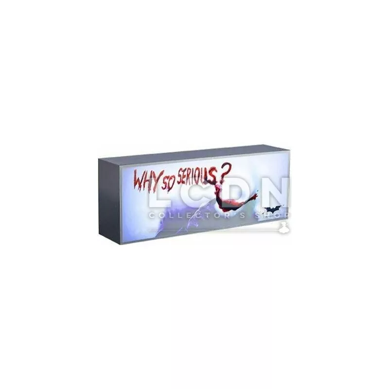 The Dark Knight Light Box Why So Serious 40cm