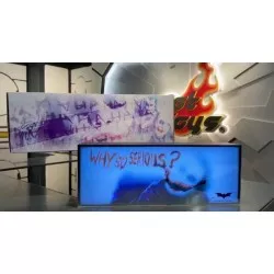The Dark Knight Light Box Why So Serious 40cm