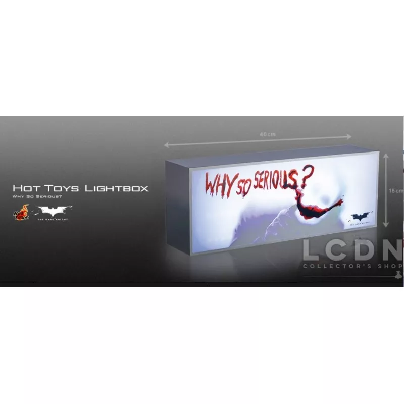 The Dark Knight Light Box Why So Serious 40cm