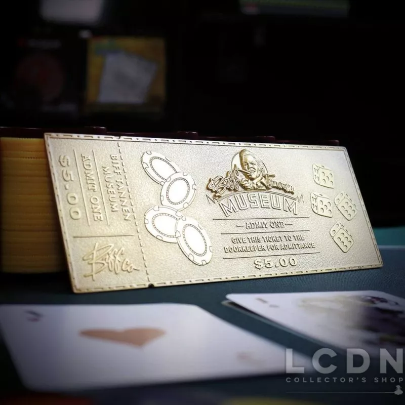 古*可様 BACK TO THE FUTURE ゴールデンチケット Back To The Future Replica Biff Museum Collectible Ticket