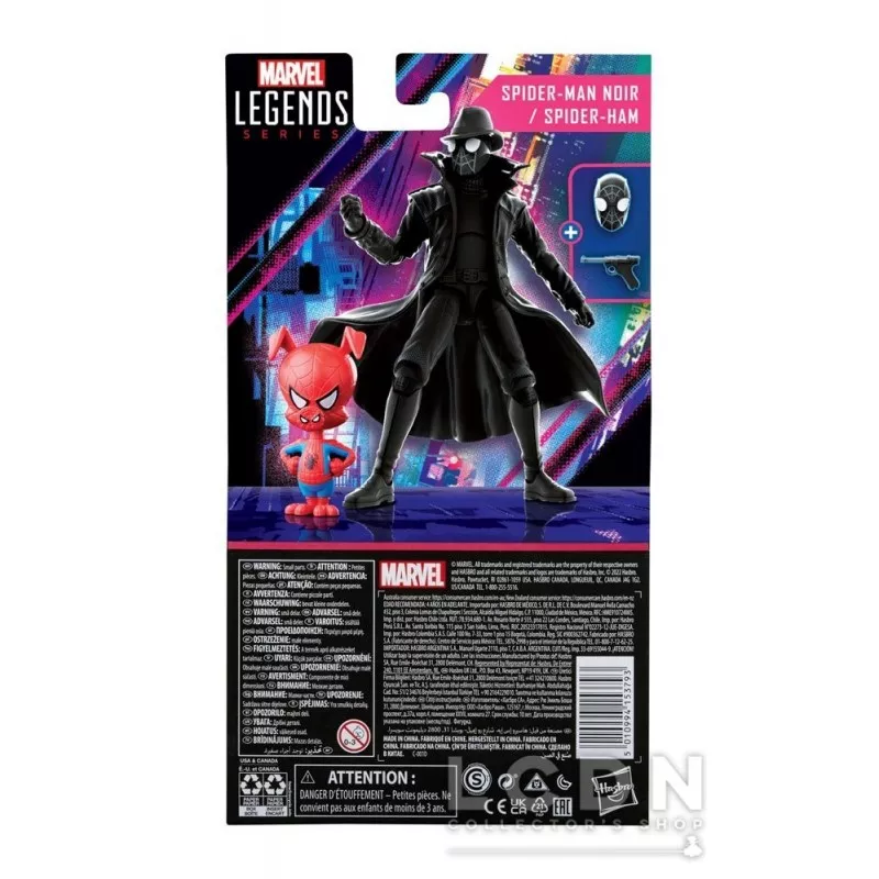 Spider-Man: New Generation Marvel Legends Pack de 2 Action Figurines 2022 Spider-Man Noir &amp; Spider-Ham 15cm