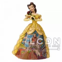 Disney Traditions Jim Shore Beauty and the Beast Enchanted Belle Resin Statue 16cm