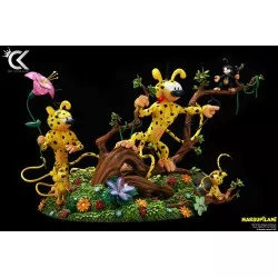 Marsupilami Statue 1/6 Famille Marsupilami (Bibi, Bibu, Bobo) 28cm (Modèle d'exposition)