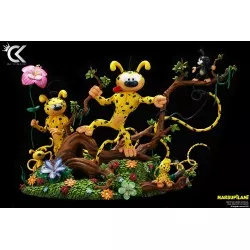 Marsupilami Statue 1/6 Famille Marsupilami (Bibi, Bibu, Bobo) 28cm (Modèle d'exposition)