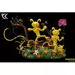 Marsupilami Statue 1/6 Famille Marsupilami (Bibi, Bibu, Bobo) 28cm (Modèle d'exposition)