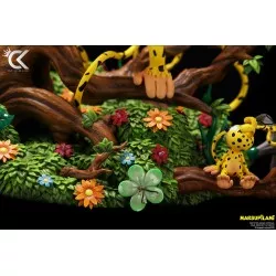 Marsupilami Statue 1/6 Famille Marsupilami (Bibi, Bibu, Bobo) 28cm (Modèle d'exposition)