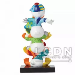 Disney By Romero Britto La Bande à Picsou ( Ducktales ) Riri, Fifi et Loulou ( Huey, Dewey and Louie ) Statue résine 21cm