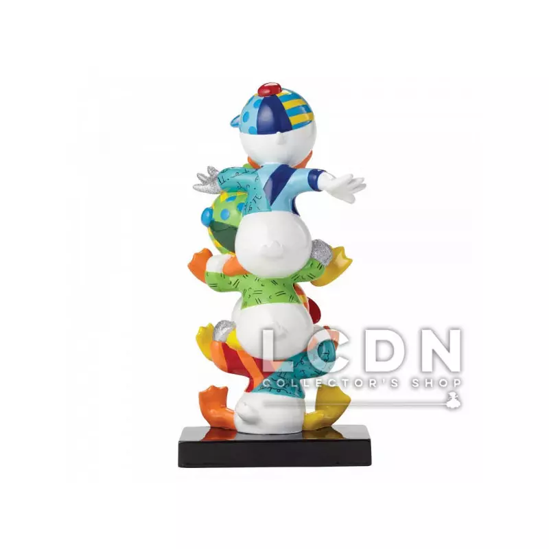 Disney By Romero Britto La Bande à Picsou ( Ducktales ) Riri, Fifi et Loulou ( Huey, Dewey and Louie ) Statue résine 21cm